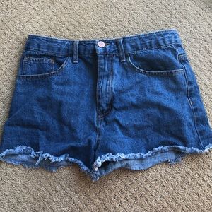 High waisted shorts